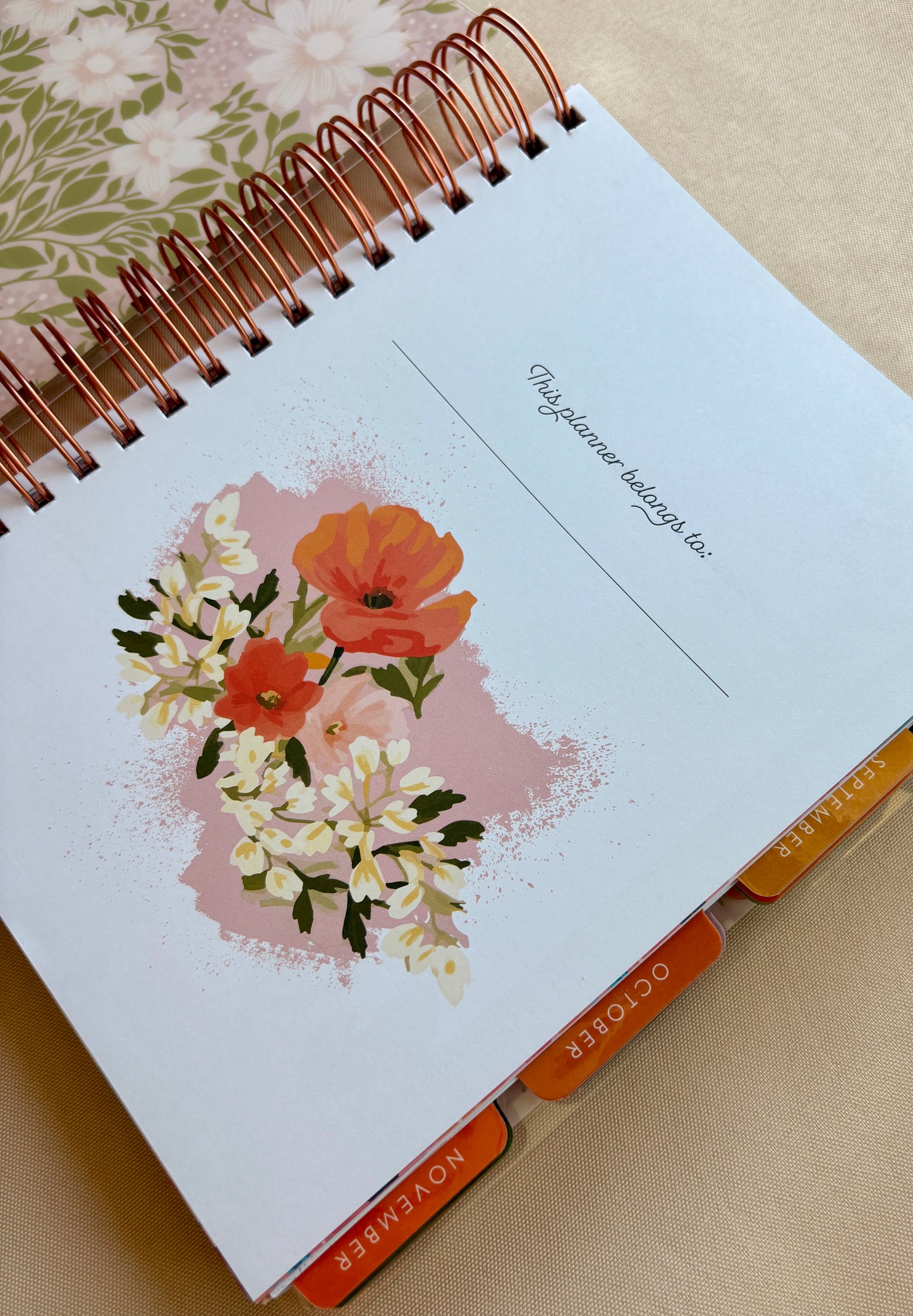 2026 Thankful Grateful Blessed 18-Month Planner with Elastic Closure