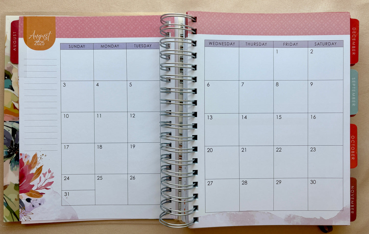 2026 The Plans 18-Month Planner with Elastic Closure - Jeremiah 29:11