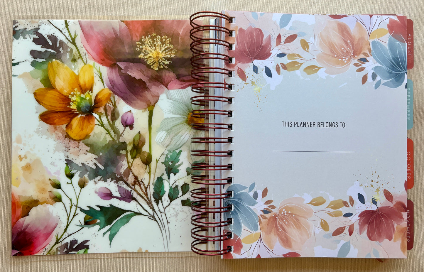 2026 All Things 18-Month Planner with Elastic Closure - Phil 4:13