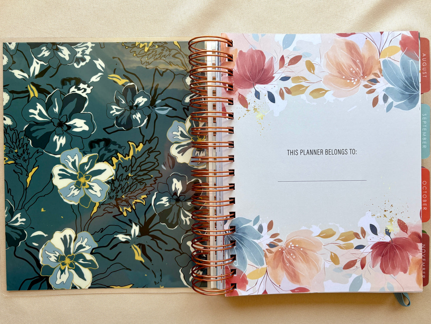 2026 Be Still 18-Month Planner with Elastic Enclosure - Psalm 46:10