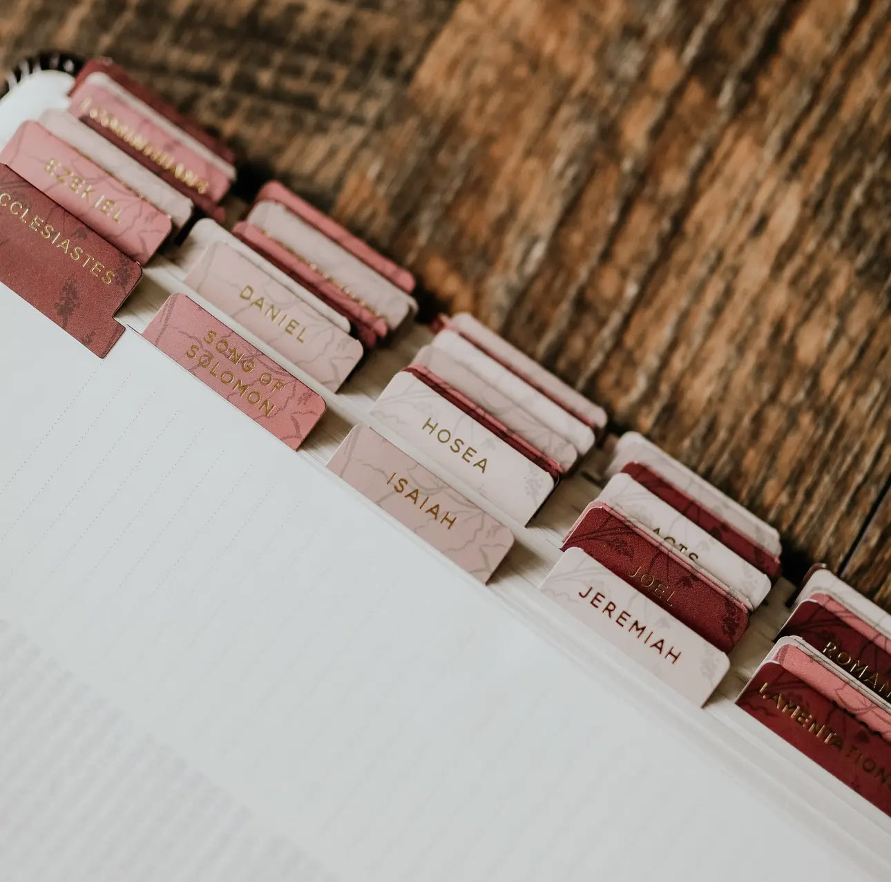 Rose Floral Bible Tabs