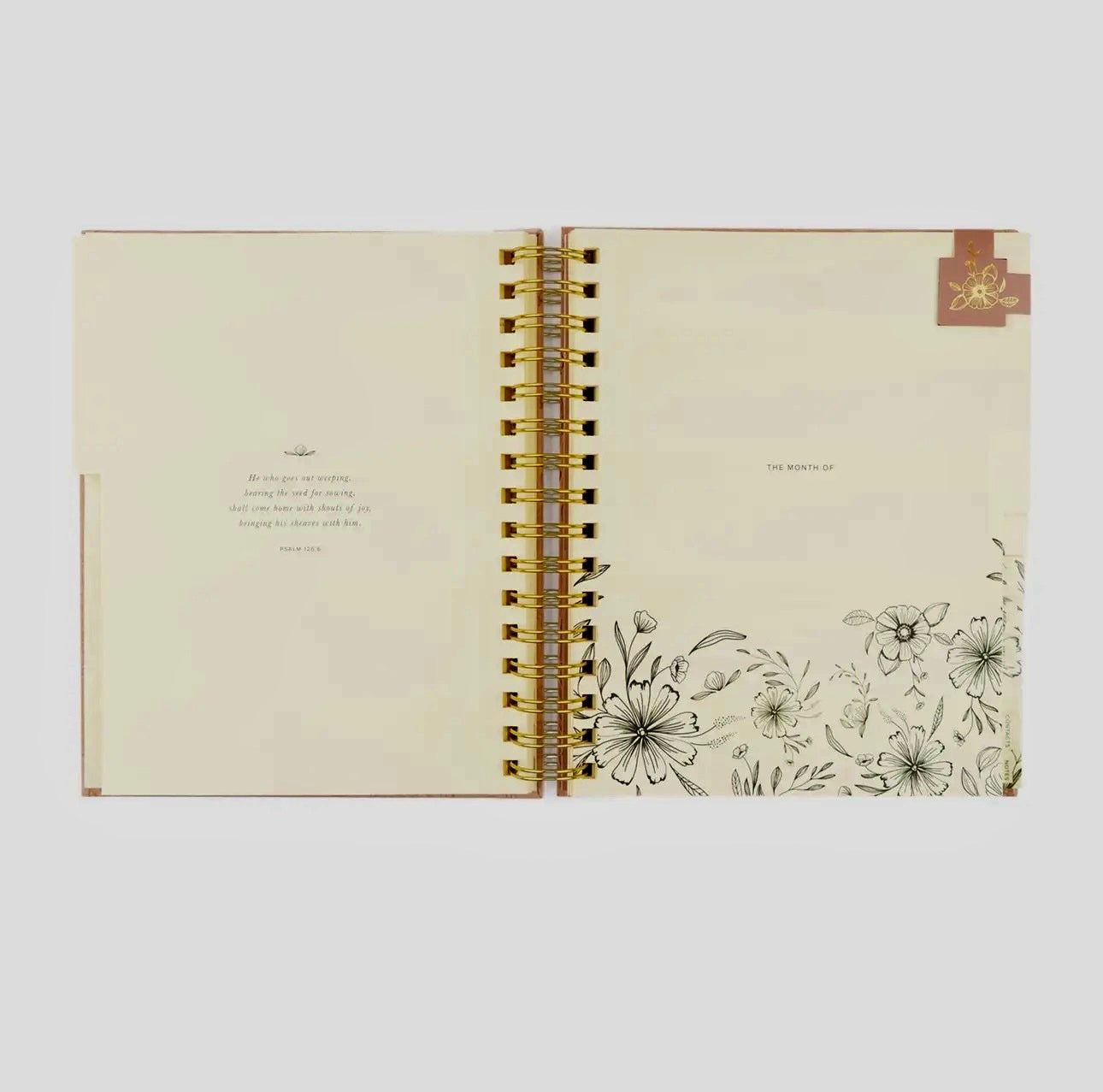 12-Month Undated Planner: Sonora Design, Spiral
