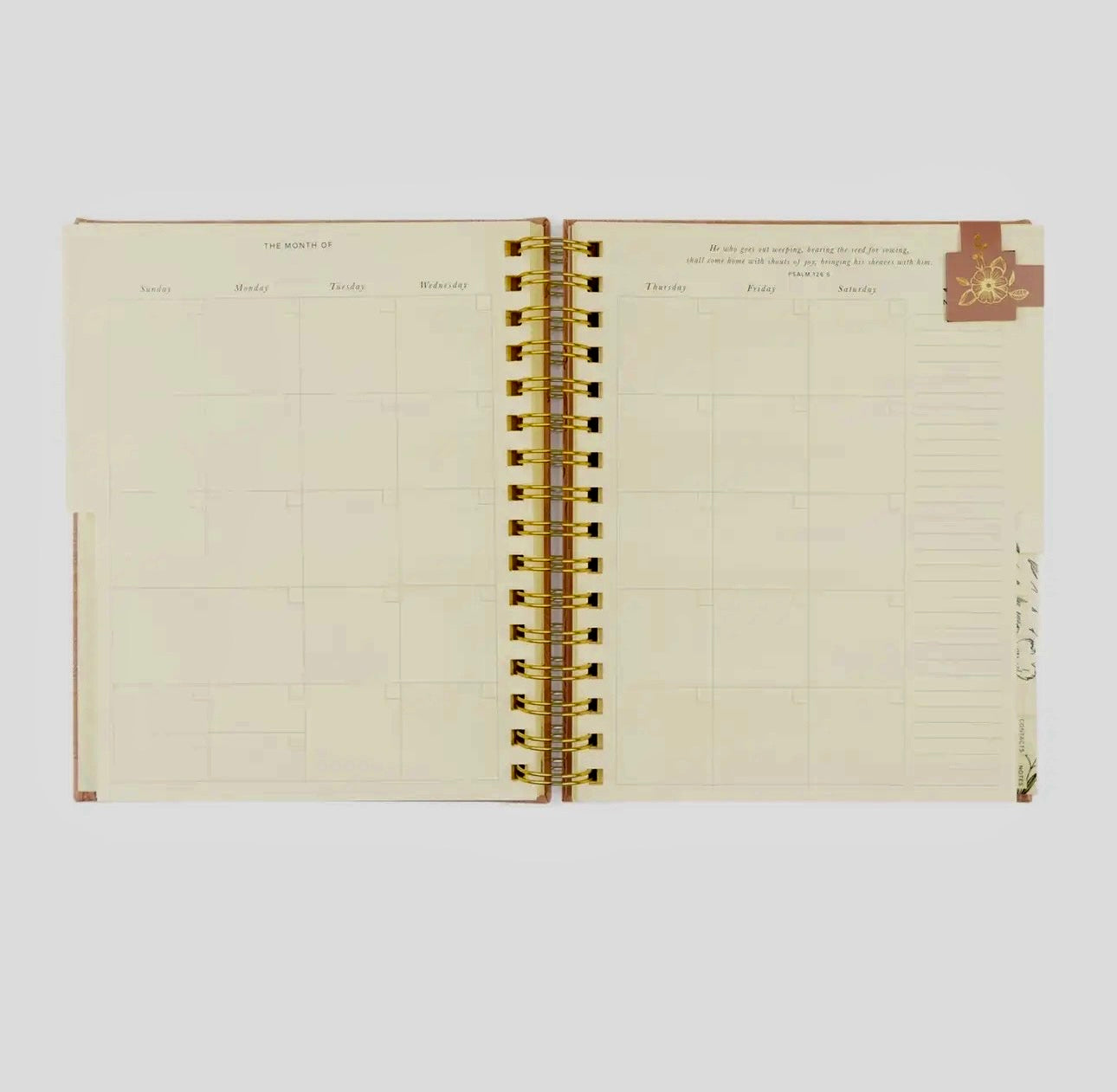 12-Month Undated Planner: Sonora Design, Spiral