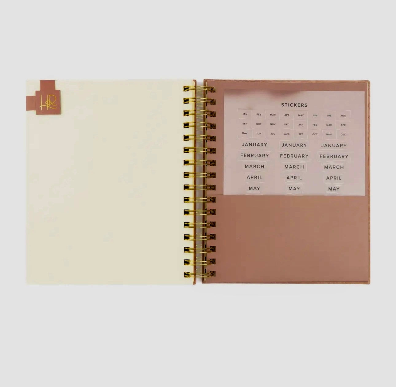 12-Month Undated Planner: Sonora Design, Spiral