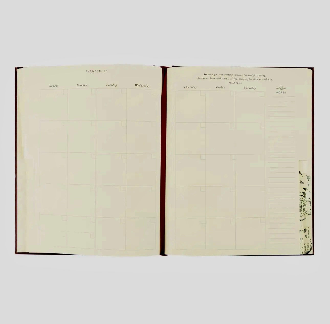 12-Month Undated Planner: Yorkshire Design, Layflat