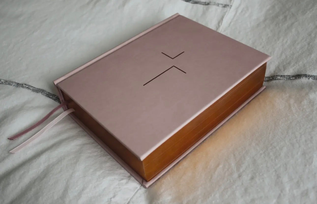 Esv the Jesus Bible Leathersoft Over Board Pink