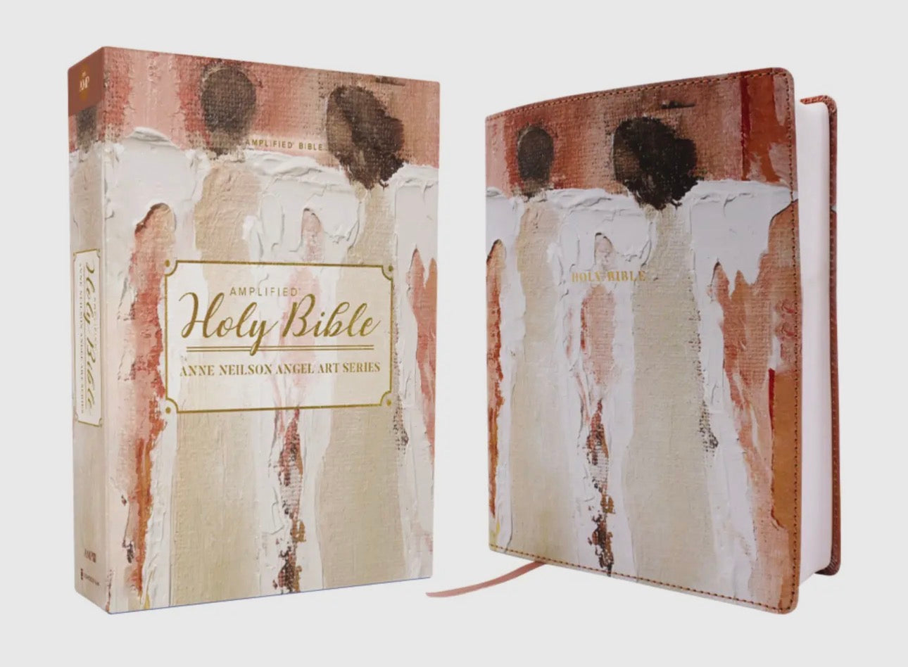 Amplified Bible, Anne Neilson Angel Art, Leathersoft Blush