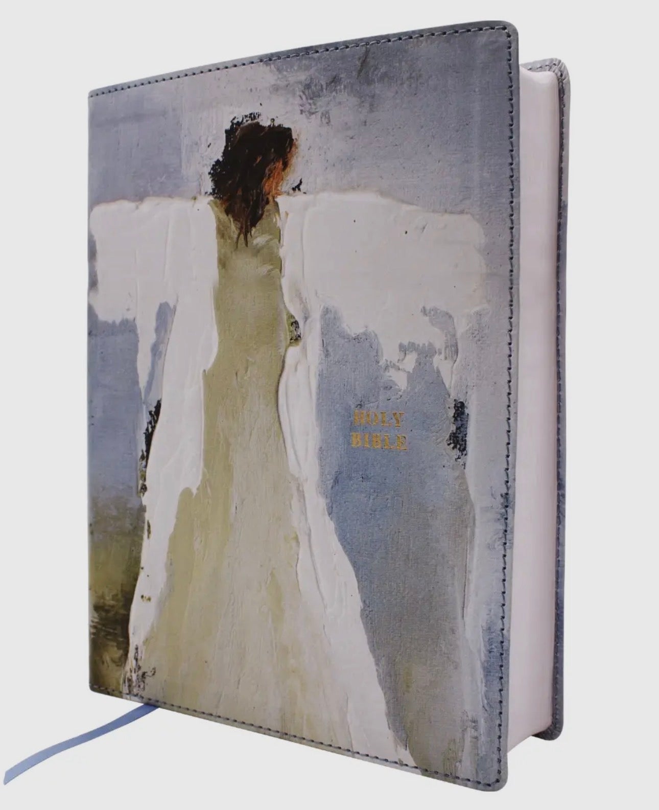Amplified Bible, Anne Neilson Angel Art Leathersoft, Blue