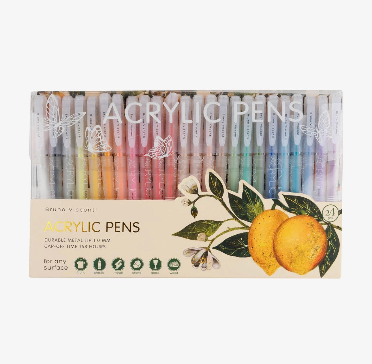 Acrylic Pens 24 Colors - Citrus