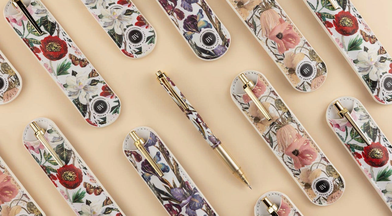 Bloom Travel Gel Pen with Sleeve