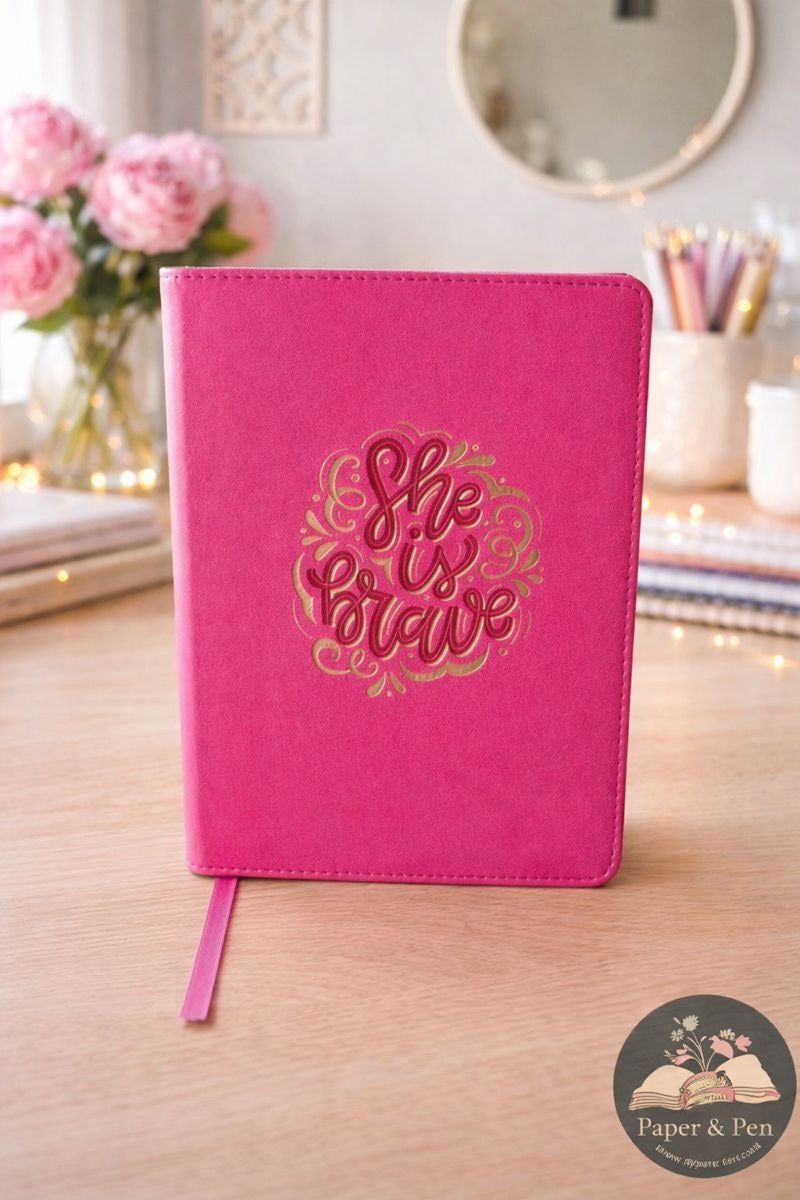 Classic Handy-sized Journal She Is Brave