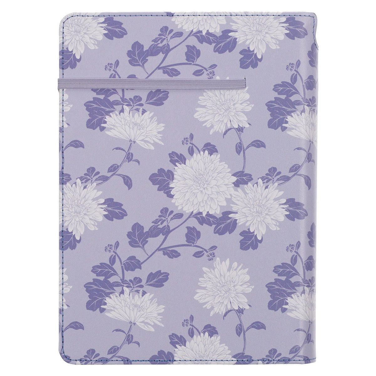 I Know the Plans Purple Floral Classic Journal with Elastic Closure and Pen Holder - Jeremiah 29:11