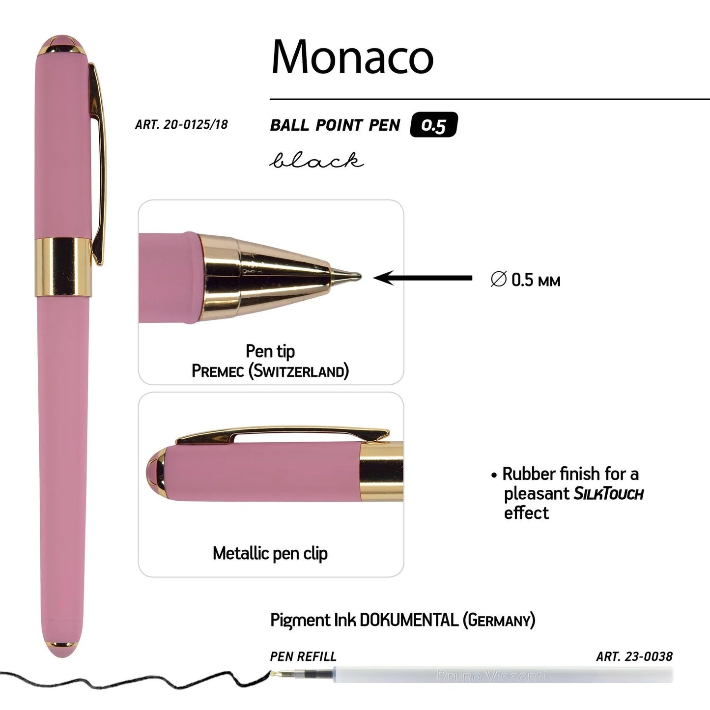 Monaco Pen Pink with Gift Box