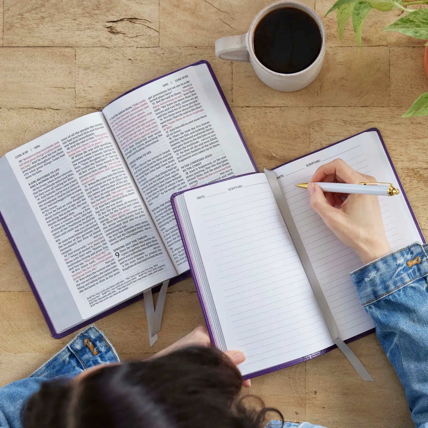Nkjv Personal Size Bible with Reference & Journal Set