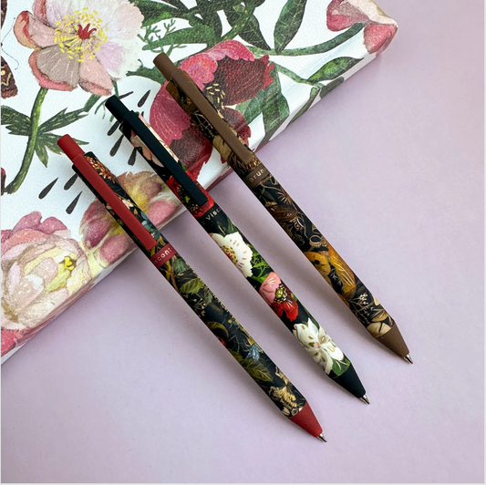 Lush Floral Fine Ballpoint Pens